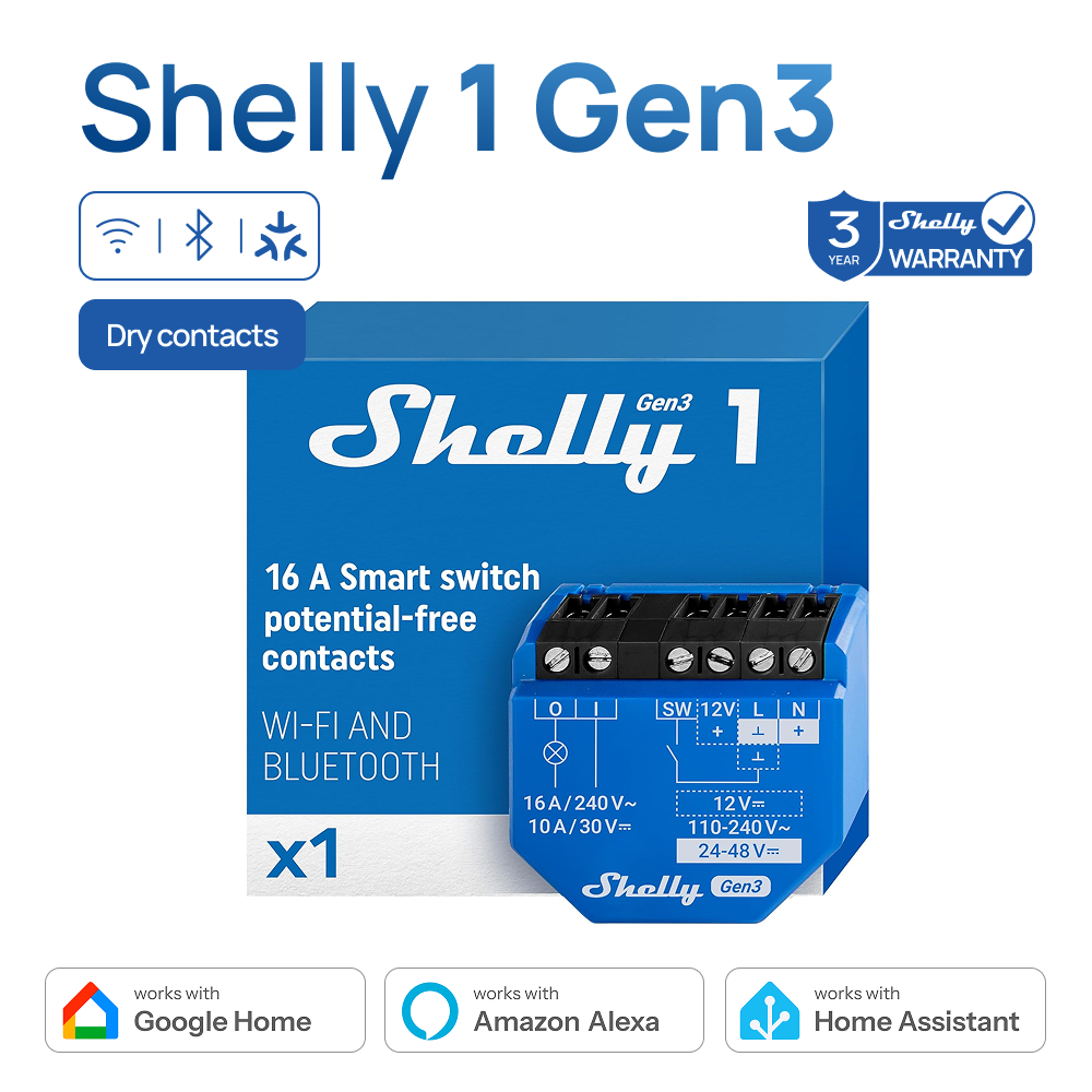 Shelly Plug - Shelly Plus 1 Nhà Thông Minh