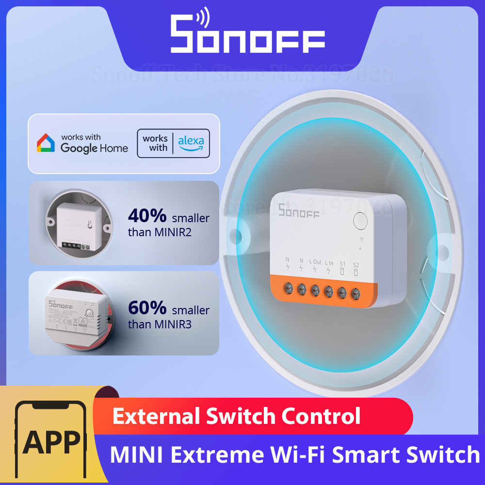 SONOFF MINIR4, công tắc thông  - đánh giá và giá Sonoff Basic