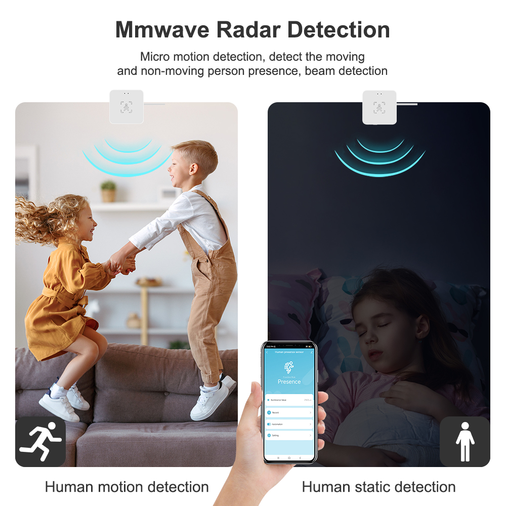 Tuya WiFi/ Zigbee Smart Human  - đánh giá và giá Home Assistant Tuya