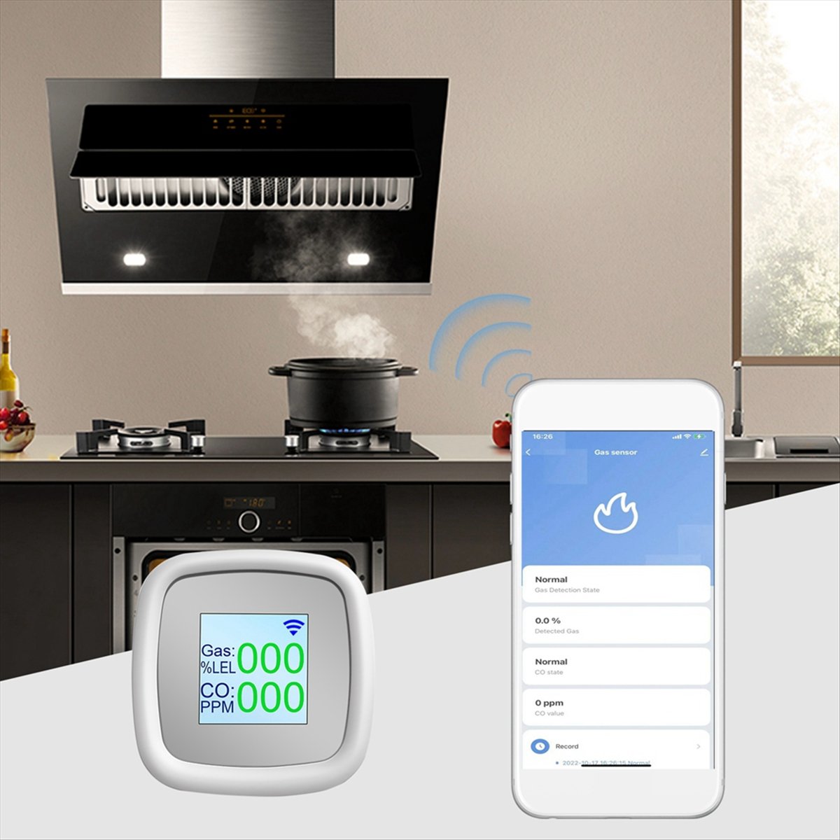 [Y39A]Tuya WIFI Combustible Ga - đánh giá và giá Tuya Smart