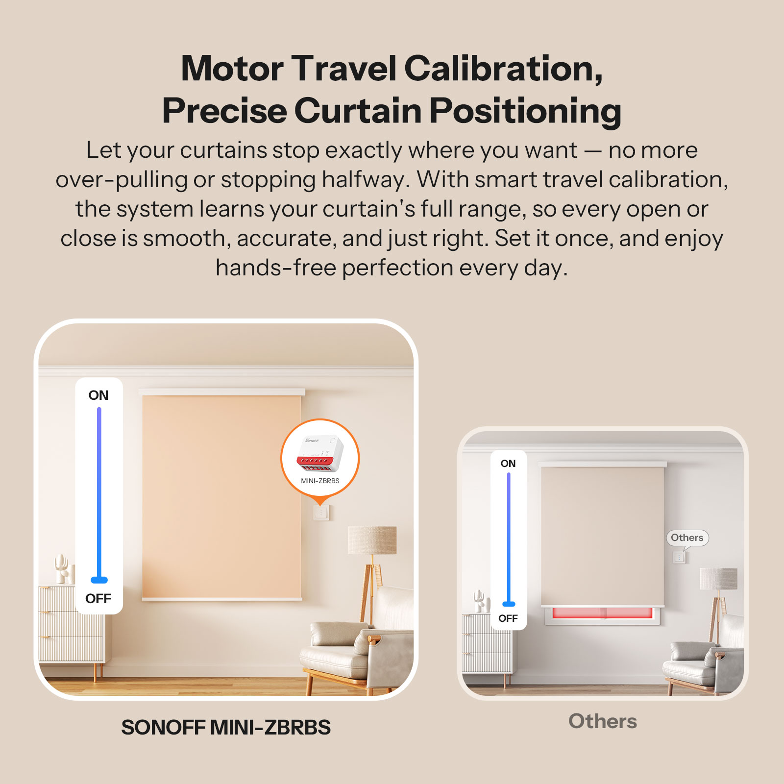 SONOFF MINI-ZBRBS Công tắc rèm - đánh giá và giá Sonoff