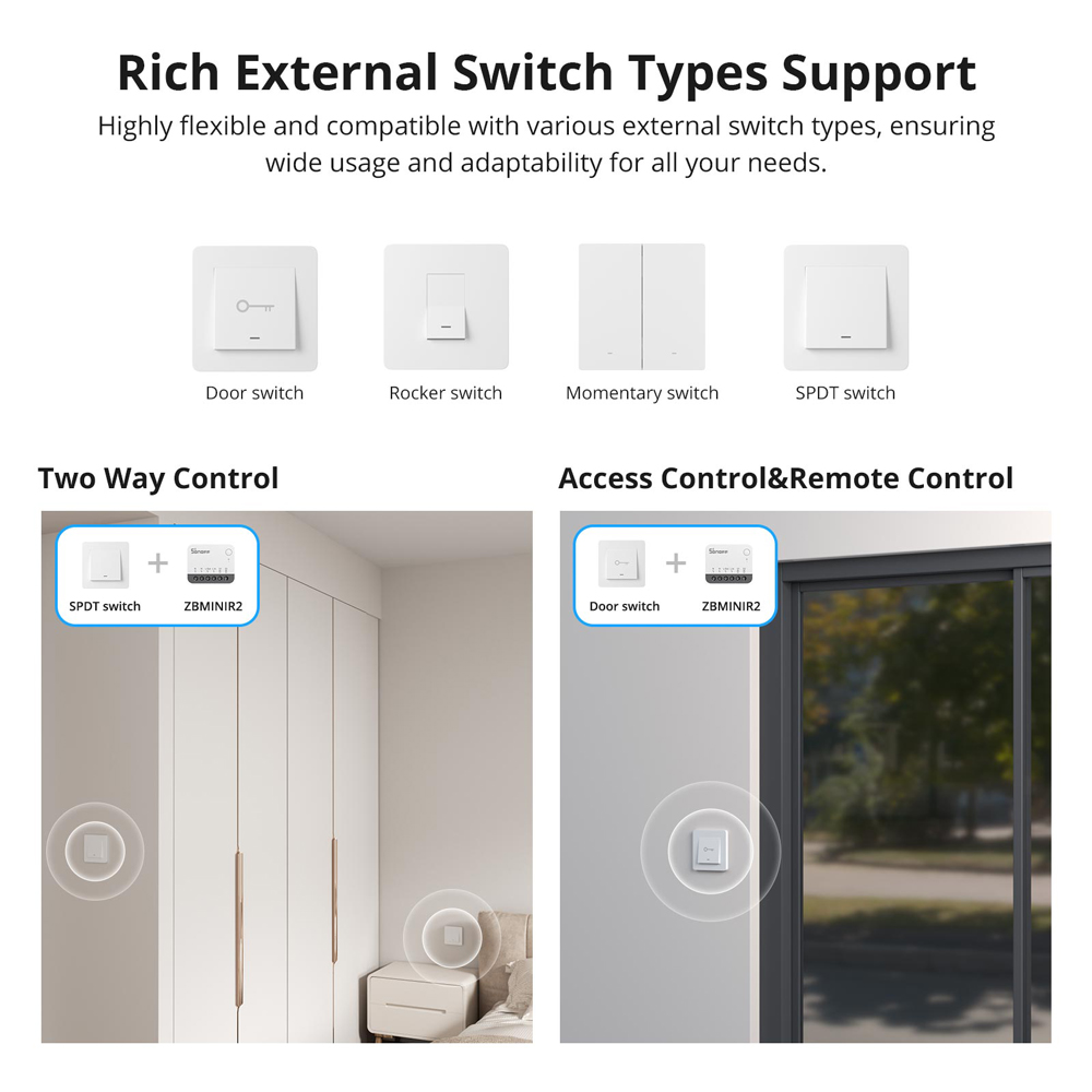 SONOFF ZBMINIR2 Extreme Zigbee - đánh giá và giá Sonoff Basic