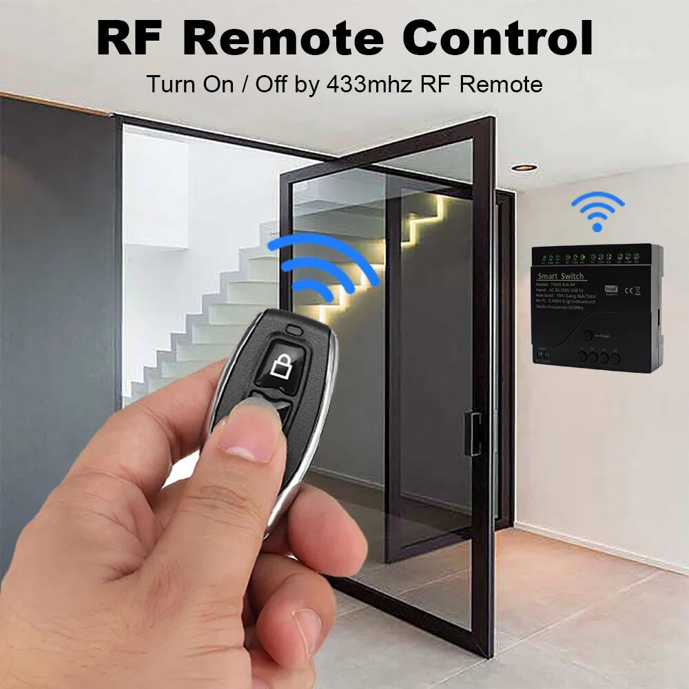 Black Style Tuya 4CH Wifi Smar - đánh giá và giá Tuya 4 Channel